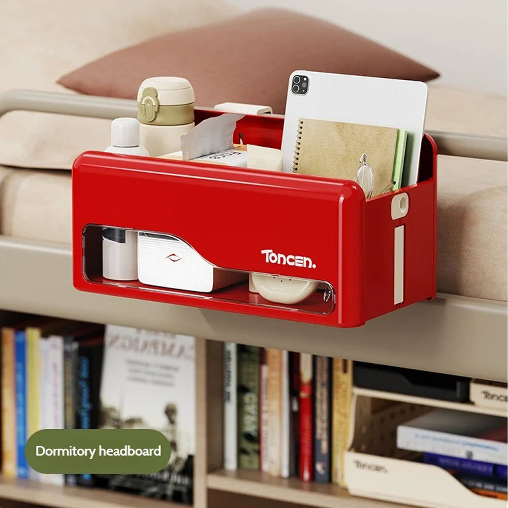 Foldable Hanging Storage Box No Drilling Required Wall-mounted Organizer (Green) V462-HG-182-01