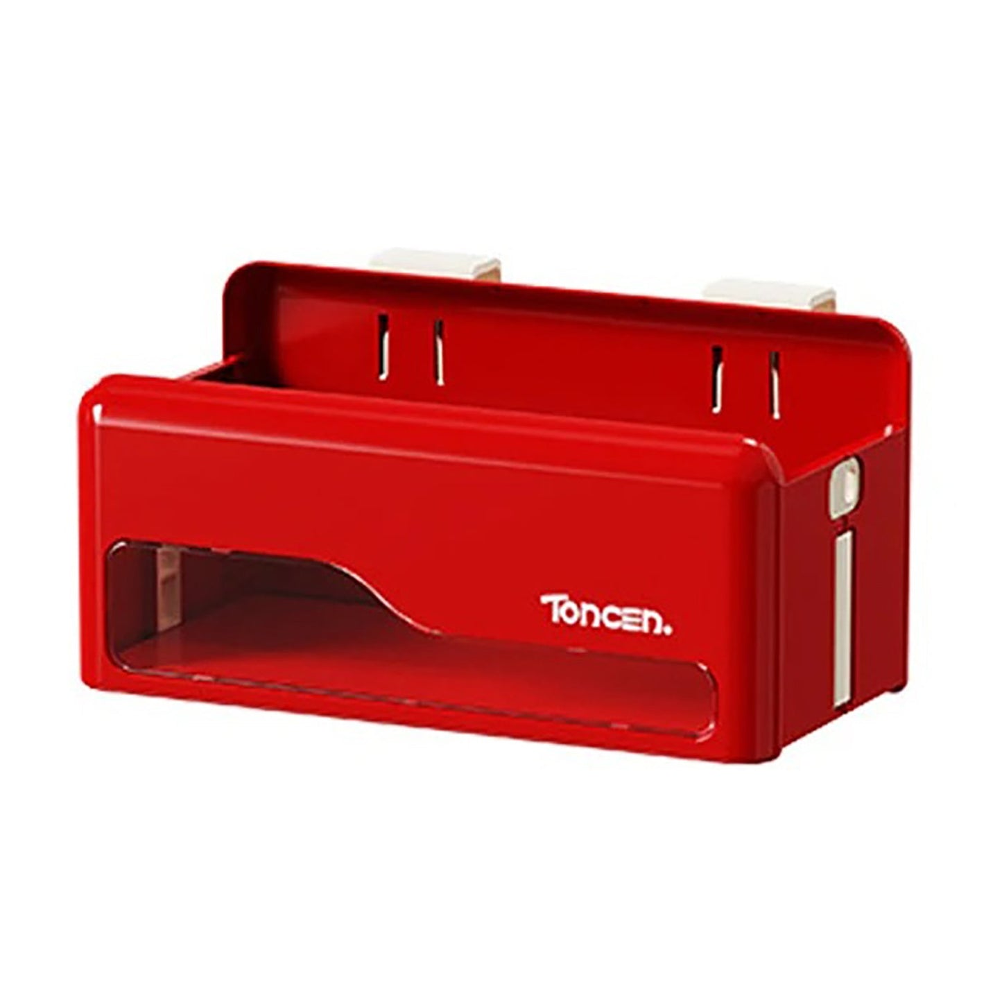 Foldable Hanging Storage Box No Drilling Required Wall-mounted Organizer (Red) V462-HG-182-03