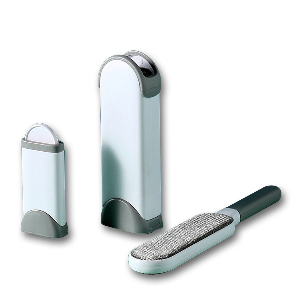 3 in 1 Furs Brusher Pet Hair Lint Remover Brush Self-cleaning Base V462-HG-89-01