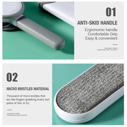 3 in 1 Furs Brusher Pet Hair Lint Remover Brush Self-cleaning Base V462-HG-89-01