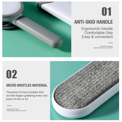 3 in 1 Furs Brusher Pet Hair Lint Remover Brush Self-cleaning Base V462-HG-89-01