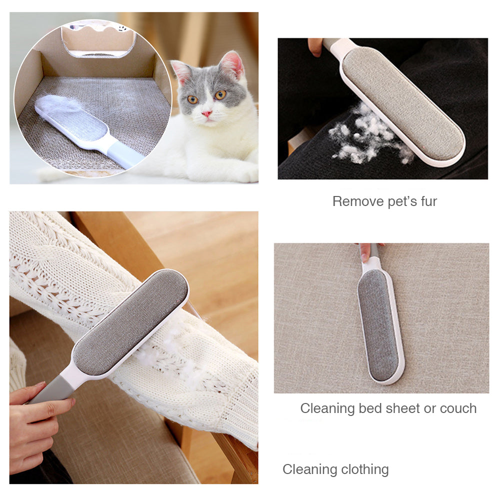 3 in 1 Furs Brusher Pet Hair Lint Remover Brush Self-cleaning Base V462-HG-89-01
