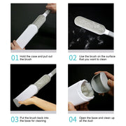 3 in 1 Furs Brusher Pet Hair Lint Remover Brush Self-cleaning Base V462-HG-89-01