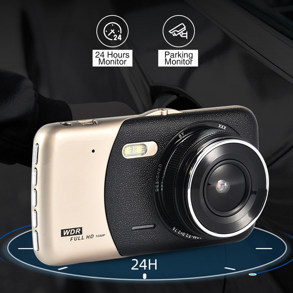 1080P Car Dash Camera Dual Front and Rear Video DVR Recorder Night Vision Kit V462-MD-102-01
