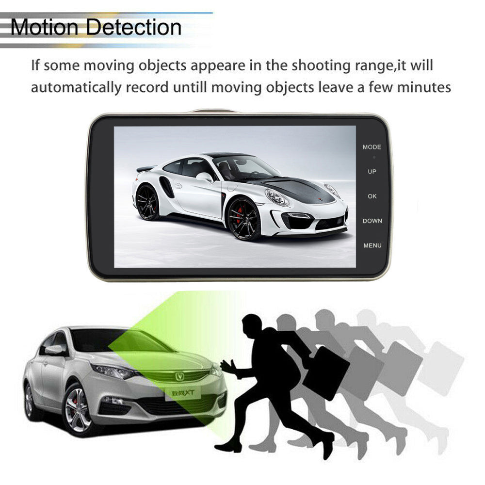 1080P Car Dash Camera Dual Front and Rear Video DVR Recorder Night Vision Kit V462-MD-102-01