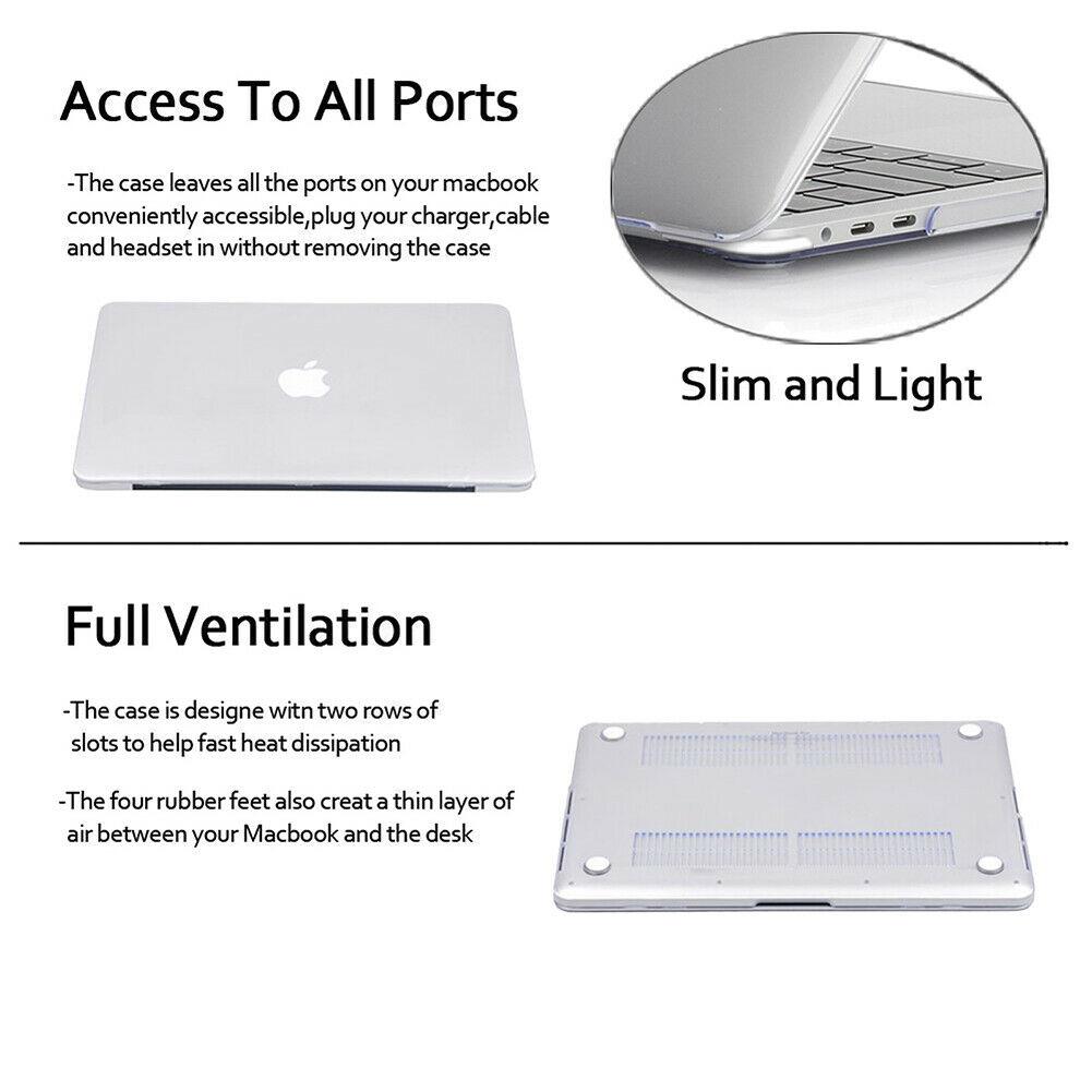 Premium High Quality 13.3'' Crystal Clear Case for 2021 New Macbook Air A2337 A2179 A1932 V462-MD-106-01