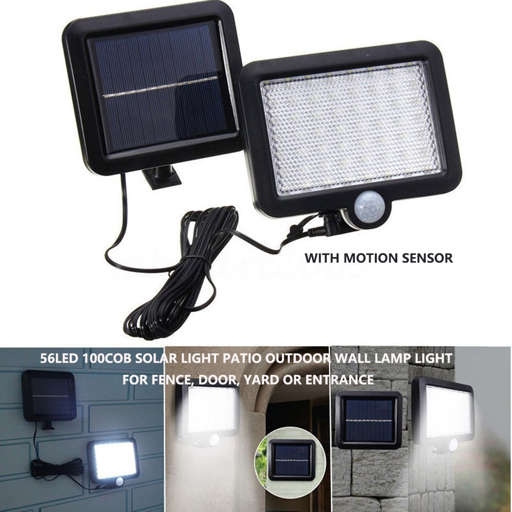 Solar Powered Light Patio Outdoor Motion Sensor Wall Lamp V462-MD-123-01
