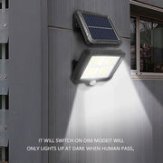 Solar Powered Light Patio Outdoor Motion Sensor Wall Lamp V462-MD-123-01
