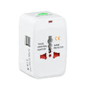 Dual USB Portable Electric Plug Power Socket Adapter International Travel Universal Charger Converter EU UK V462-MD-137-01