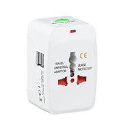 Dual USB Portable Electric Plug Power Socket Adapter International Travel Universal Charger Converter EU UK V462-MD-137-01