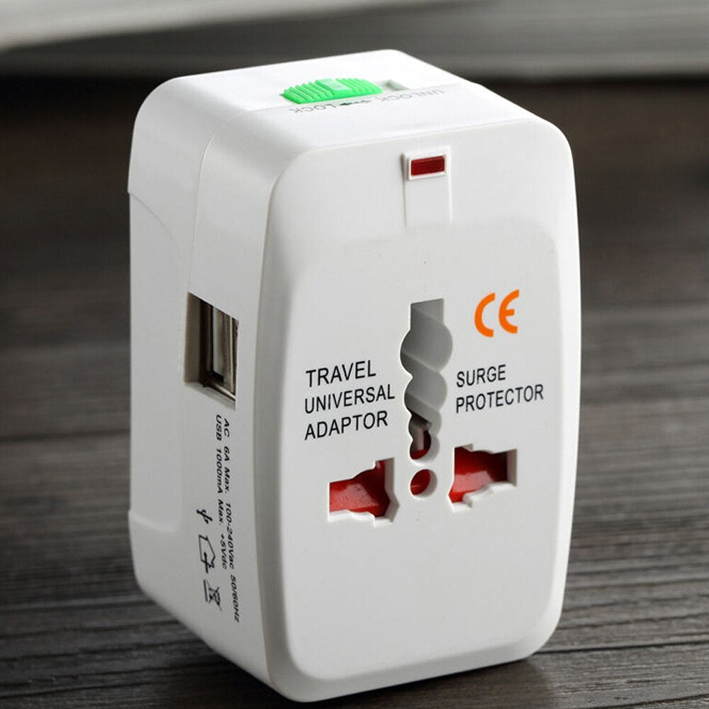 Dual USB Portable Electric Plug Power Socket Adapter International Travel Universal Charger Converter EU UK V462-MD-137-01