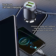 2 in 1 Dash Cam Car Charger Double USB 5V3.5A QC3.0 Fast 3.5M Cable V462-MD-152-01