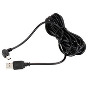 Dash Cam Mini USB Right Turn Extra Long Charging Cable 3.5M Dash Dashboard Lead V462-MD-153-01