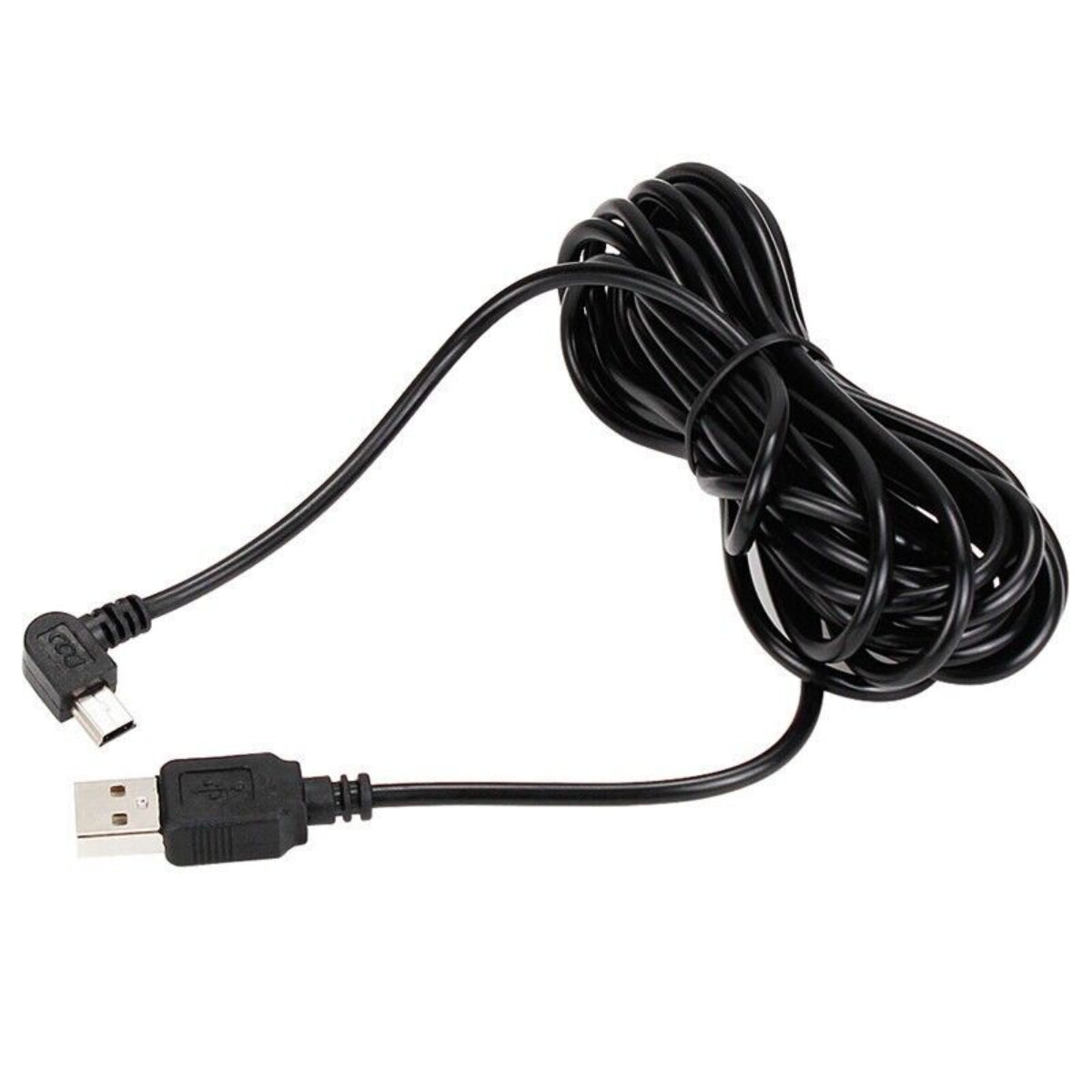 Dash Cam Mini USB Right Turn Extra Long Charging Cable 3.5M Dash Dashboard Lead V462-MD-153-01