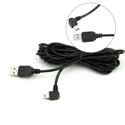 Dash Cam Mini USB Right Turn Extra Long Charging Cable 3.5M Dash Dashboard Lead V462-MD-153-01