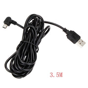 Dash Cam Mini USB Right Turn Extra Long Charging Cable 3.5M Dash Dashboard Lead V462-MD-153-01