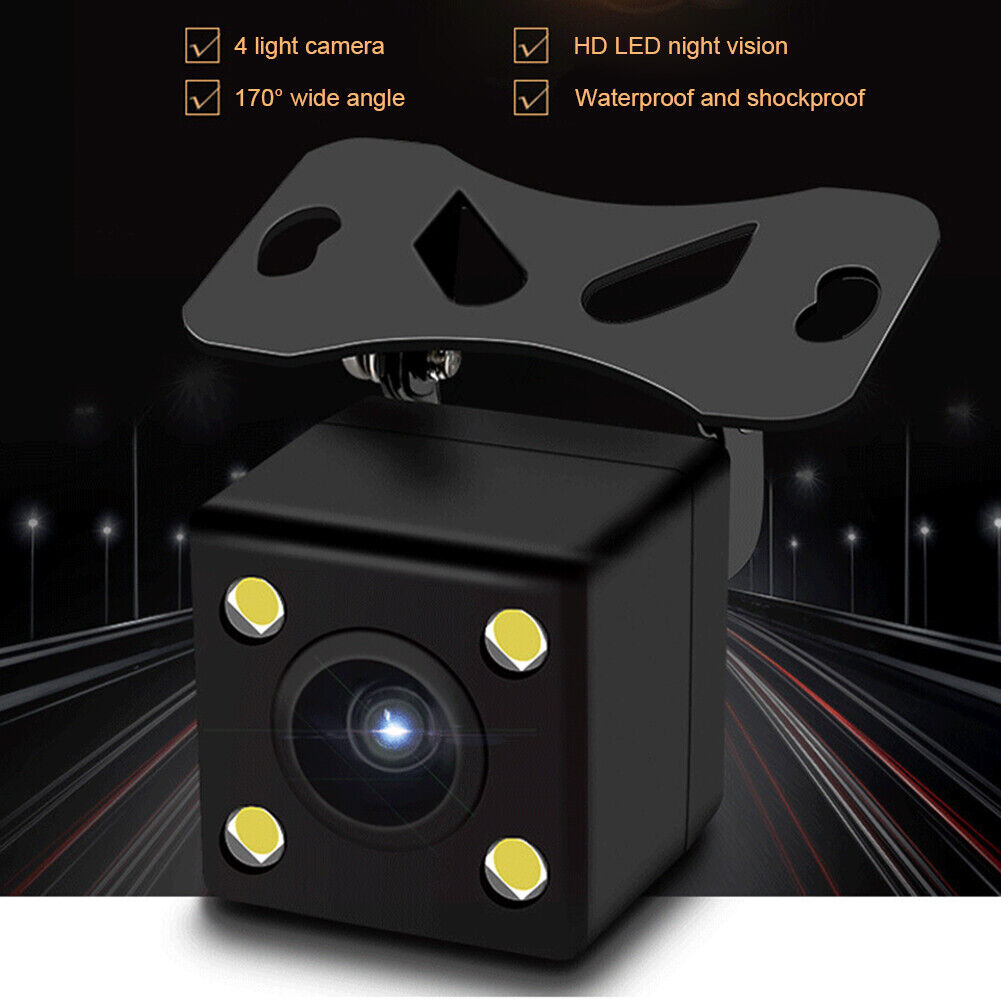 4LED Car Rear Camera Auto Parking Monitor Night Vision IP67 Waterproof With 5.5m Cable V462-MD-154-01