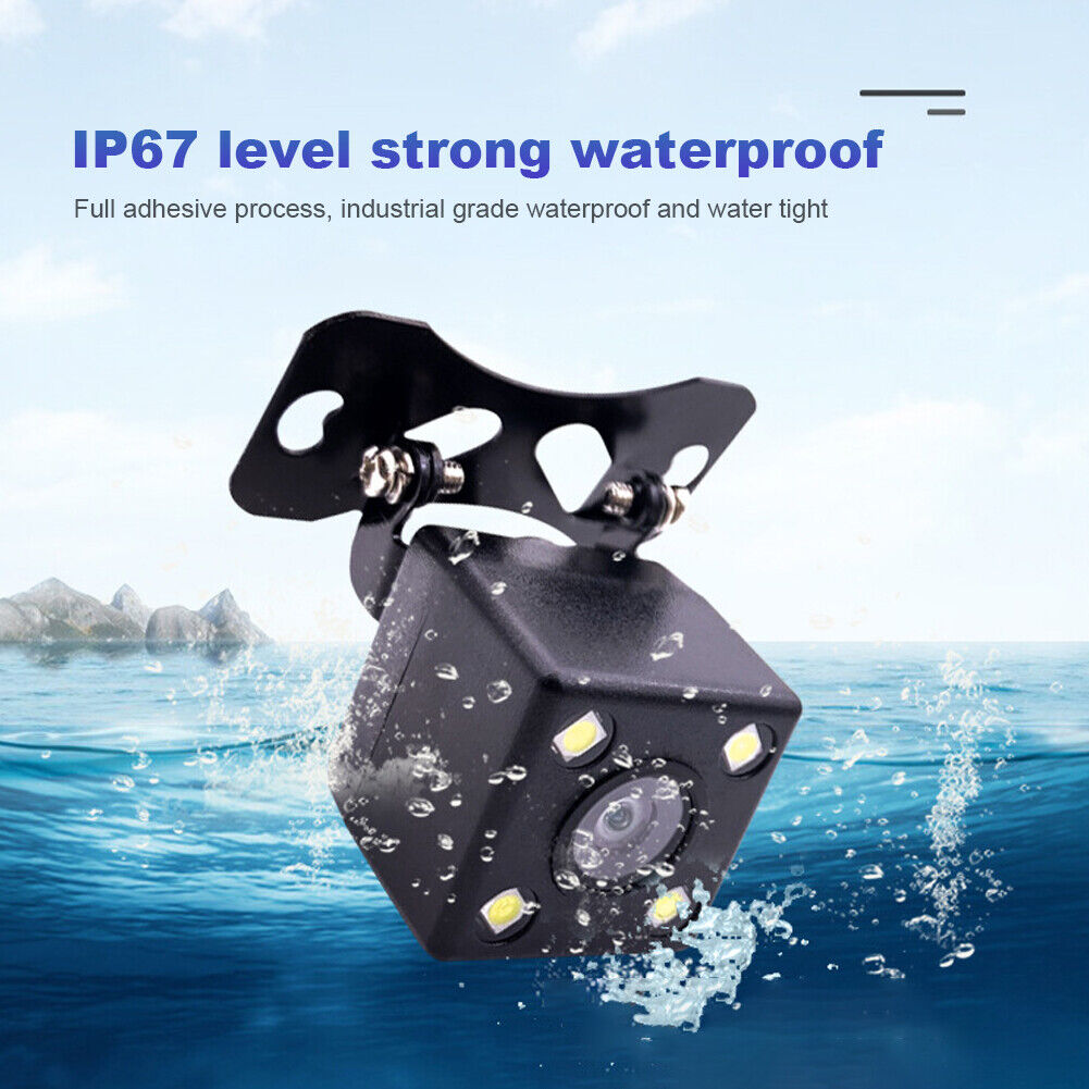 4LED Car Rear Camera Auto Parking Monitor Night Vision IP67 Waterproof With 5.5m Cable V462-MD-154-01