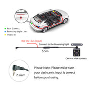 4LED Car Rear Camera Auto Parking Monitor Night Vision IP67 Waterproof With 5.5m Cable V462-MD-154-01