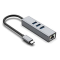 USB C to Ethernet Adapter with 1000Mbps Gigabit RJ45 and 3xUSB 3.0 Ports V462-MD-164-01