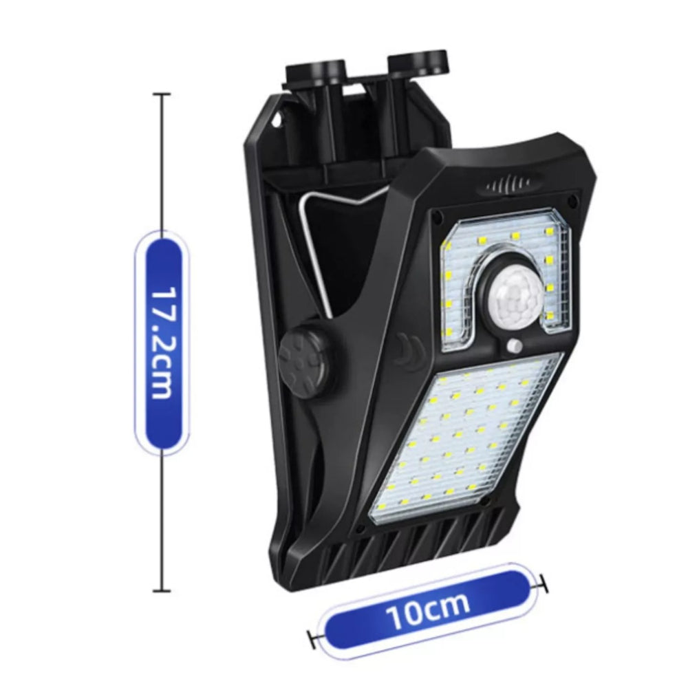Clip-On Solar LED Light Outdoor Motion Sensor 45 LEDs IP65 Waterproof Security Wall Light V462-MD-169-01