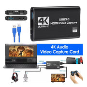4K 1080P 60FPS HDMI to USB 3.0 Video Capture Card For PS4/PC/OBS Nintendo Switch V462-MD-172-01