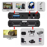 4K 1080P 60FPS HDMI to USB 3.0 Video Capture Card For PS4/PC/OBS Nintendo Switch V462-MD-172-01