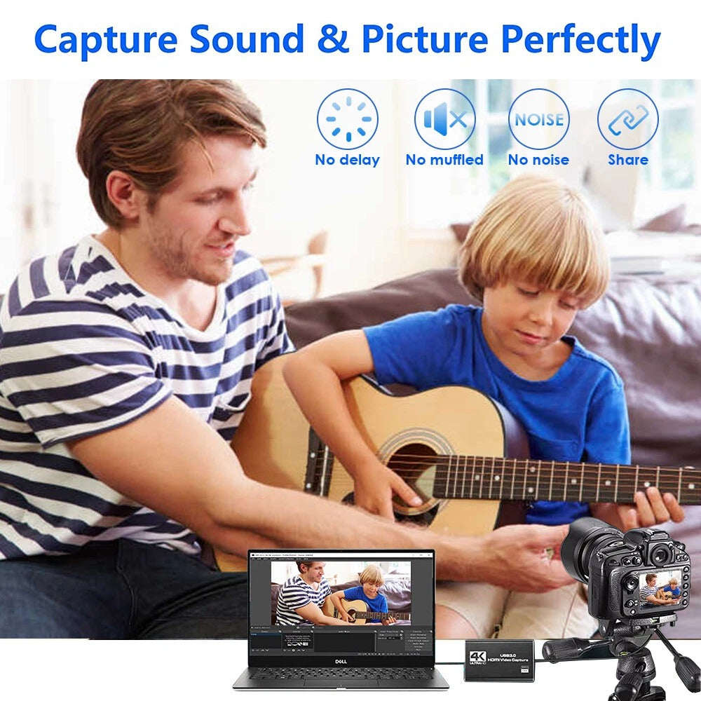 4K 1080P 60FPS HDMI to USB 3.0 Video Capture Card For PS4/PC/OBS Nintendo Switch V462-MD-172-01