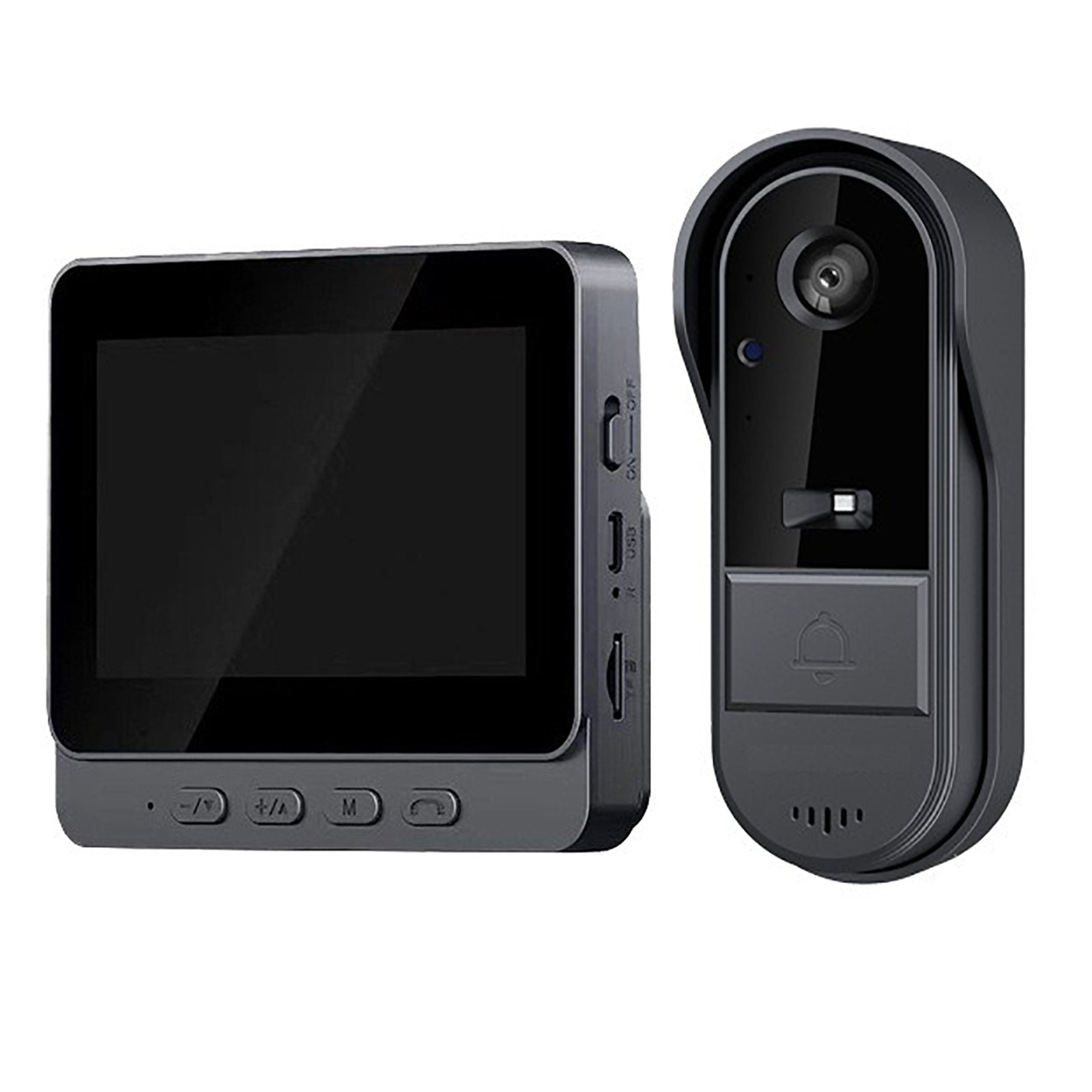 Smart Wireless Video Doorbell with 4.3" Screen HD 8MP Camera Night VisionTwo-Way Audio IP65 V462-MD-173-01