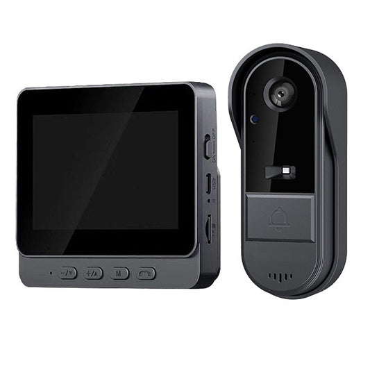 Smart Wireless Video Doorbell with 4.3" Screen HD 8MP Camera Night VisionTwo-Way Audio IP65 V462-MD-173-01
