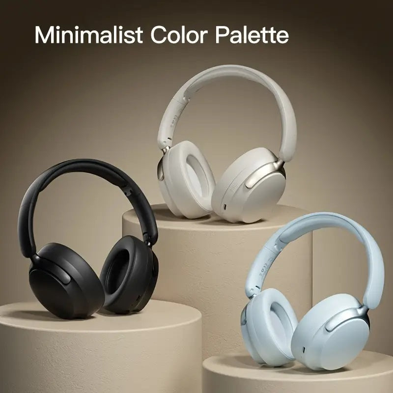 JR SY-T7 Bluetooth 5.4 Over-Ear Headset Wireless Headphones with Noise Cancelling Mic (Black)
