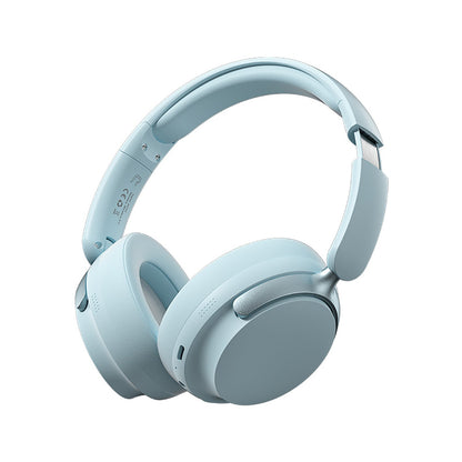 JR SY-T7 Bluetooth 5.4 Over-Ear Headset Wireless Headphones with Noise Cancelling Mic (Light Blue) V462-MD-177-03