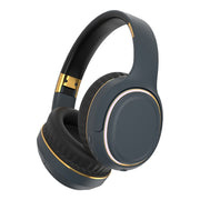 JR H6 Foldable Bluetooth 5.3 Wireless Headphone Over Ear Active Noise Cancelling Deep Bass Headset (Navy Blue)