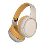 JR H6 Foldable Bluetooth 5.3 Wireless Headphone Over Ear Active Noise Cancelling Deep Bass Headset (Beige) V462-MD-178-03