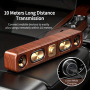 Retro Wood Grain Wireless Bluetooth Speaker Soundbar Deep Bass USB/TF/AUX Inputs V462-MD-182-01