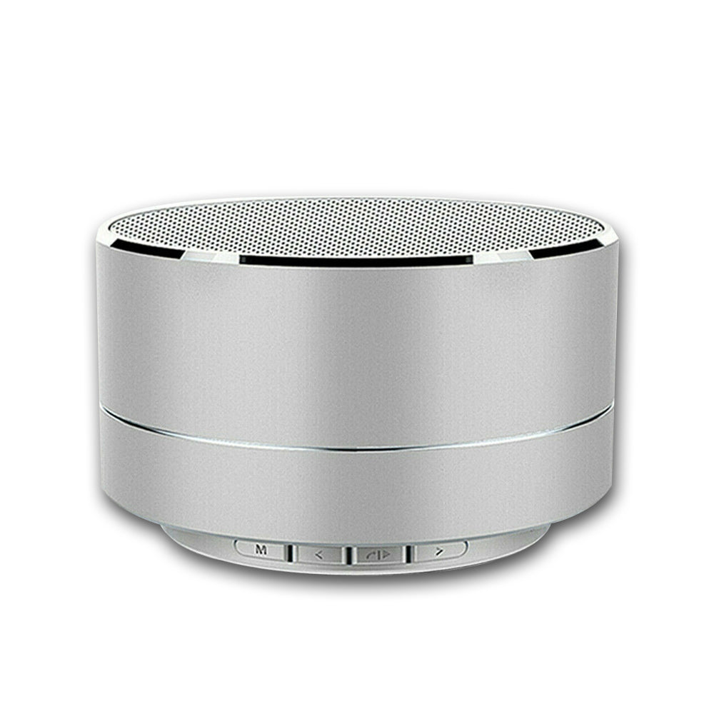 Bluetooth Speakers Portable Wireless Speaker Music Stereo Handsfree Rechargeable (Silver) V462-MD-98-02