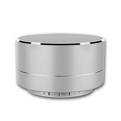 Bluetooth Speakers Portable Wireless Speaker Music Stereo Handsfree Rechargeable (Silver) V462-MD-98-02