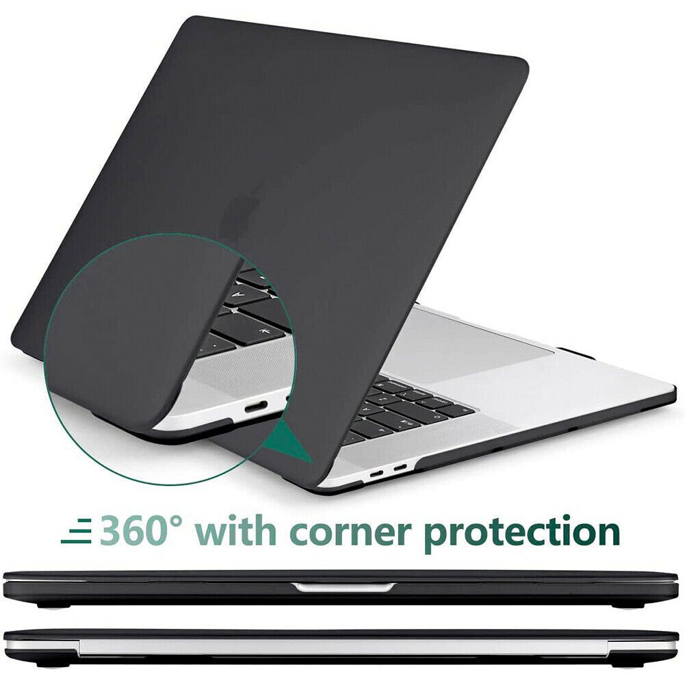 2020 Macbook Pro 13 Inch Case Plastic Hard Case Shell for 2020 Macbook Pro A2251 A2289 A2179(Black) V462-S-66-01