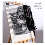 4K Solid Wood Drawing Board Easel Indoor Painting Table Sketching Drawing Tool V462-SP-58-01