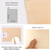 4K Solid Wood Drawing Board Easel Indoor Painting Table Sketching Drawing Tool V462-SP-58-01