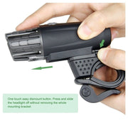 Rechargeable LED Bicycle Light USB Waterproof Cycle Headlight-Taillight Combinations V462-T-01-01