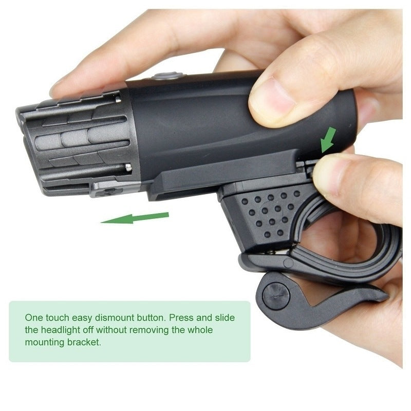 Rechargeable LED Bicycle Light USB Waterproof Cycle Headlight-Taillight Combinations V462-T-01-01