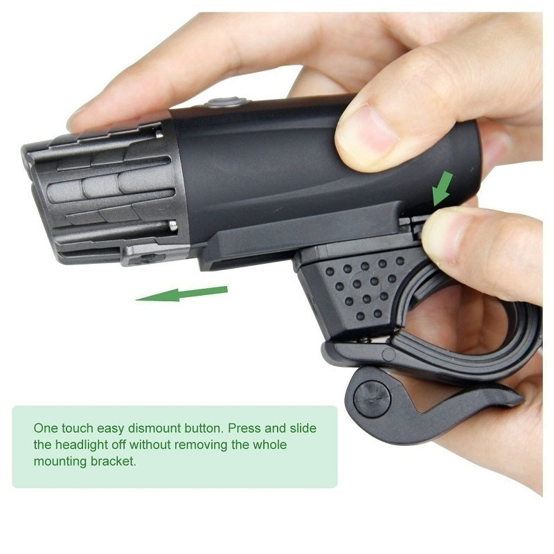 Rechargeable LED Bicycle Light USB Waterproof Cycle Headlight-Taillight Combinations V462-T-01-01