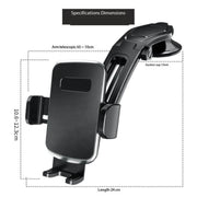Universal Car Phone Stand Dashboard Hands Free Car Mount Phone Holder V462-TA-101-01
