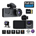 3 Channel Car DVR HD 1080P Vehicle Dash Cam Three Way Camera DVRs Recorder with 32 GB Card V462-TA-103-01