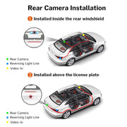 3 Channel Car DVR HD 1080P Vehicle Dash Cam Three Way Camera DVRs Recorder with 32 GB Card V462-TA-103-01