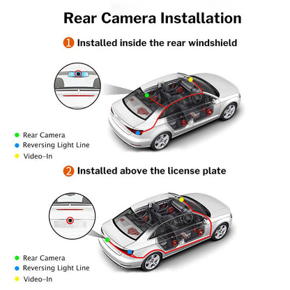 3 Channel Car DVR HD 1080P Vehicle Dash Cam Three Way Camera DVRs Recorder with 32 GB Card V462-TA-103-01