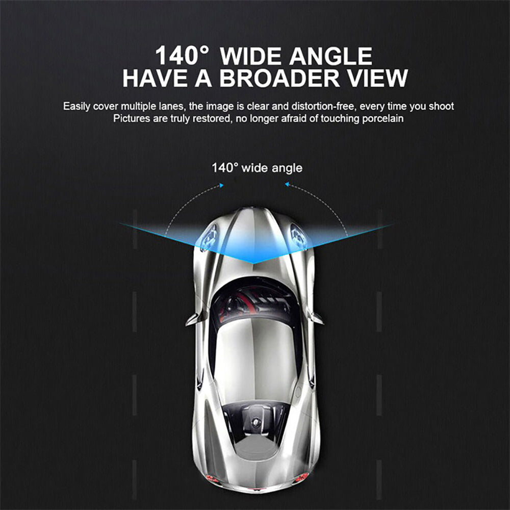 WIFI 3 Channels Dash Cam 1080P Full HD Car Dashcam with Hardwire Kit and 32GB Card V462-TA-104-01