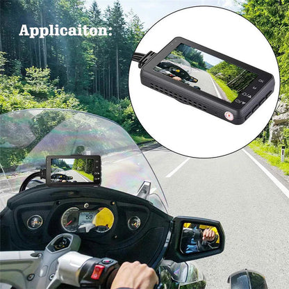 3inch LCD HD Dual Camera Motorcycle DVR Video Driving Recorder With 32G Card V462-TA-107-01