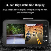 3inch LCD HD Dual Camera Motorcycle DVR Video Driving Recorder With 32G Card V462-TA-107-01